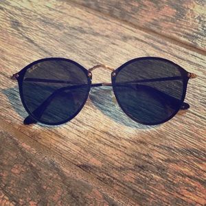 RAYBAN BLAZE ROUND SUNGLASSES